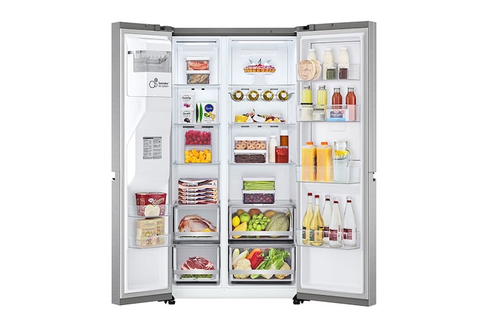 LG GSJV80MBLF vue de face