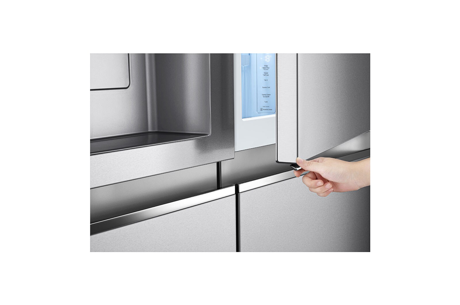 LG GSJV90BSAF | Réfrigérateur américain | 635L | UVnano | Compresseur Linéaire Inverter, LG GSJV90BSAF