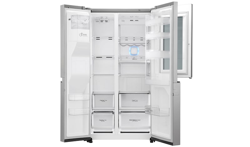 LG Réfrigérateur Américain | InstaView Door-in-Door ® | 625L | Compresseur Linéaire | Total No Frost | Wi-Fi | F, LG GSK6676SC