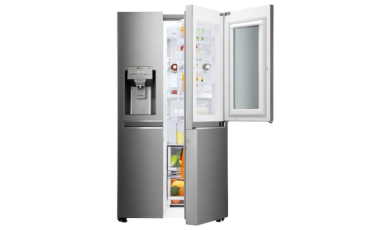 LG Réfrigérateur Américain | InstaView Door-in-Door ® | 625L | Compresseur Linéaire | Total No Frost | Wi-Fi | F, LG GSK6676SC