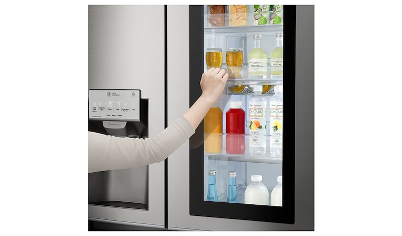 LG Réfrigérateur Américain | InstaView Door-in-Door ® | 625L | Compresseur Linéaire | Total No Frost | Wi-Fi | F, LG GSK6676SC