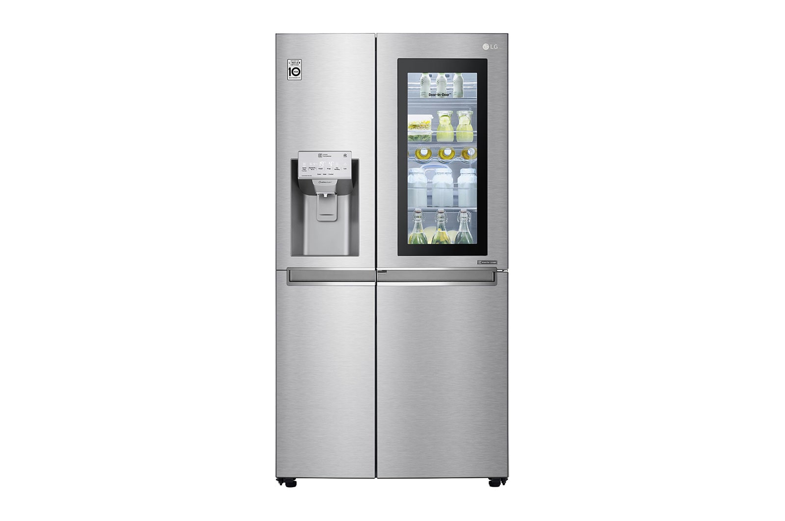 LG Réfrigérateur Américain | InstaView Door-in-Door | 625 L | Compresseur Linéaire | Door Cooling | F, LG GSK6876SC
