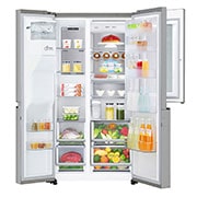 LG Réfrigérateur Américain | InstaView Door-in-Door | 625 L | Compresseur Linéaire | Door Cooling | F, LG GSK6876SC