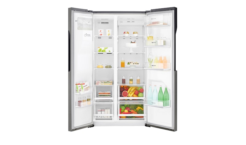 LG Réfrigérateur Américain | 591L | Compresseur Linéaire | Total No Frost | Smart Diagnosis | F, LG GSL360ICEZ