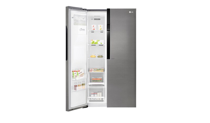 LG Réfrigérateur Américain | 591L | Compresseur Linéaire | Total No Frost | Smart Diagnosis | F, LG GSL360ICEZ