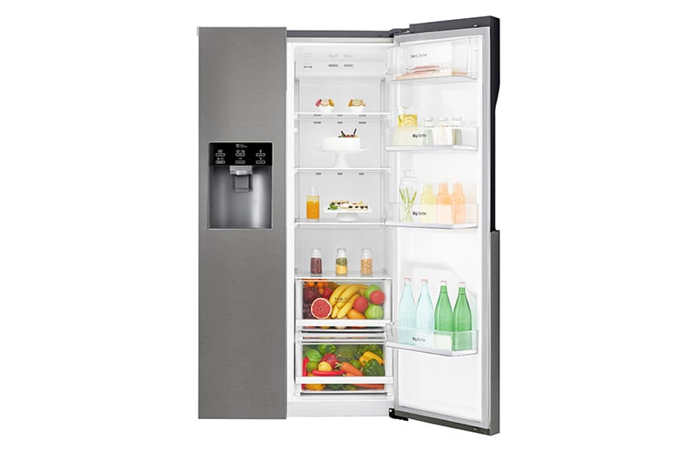 LG Réfrigérateur Américain | 591L | Compresseur Linéaire | Total No Frost | Smart Diagnosis | F, LG GSL360ICEZ