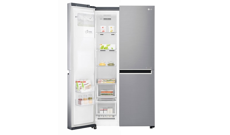 LG Réfrigérateur Américain | 601L | Compresseur Linéaire | Total No Frost | Smart Diagnosis | A+, LG GSL6621PS