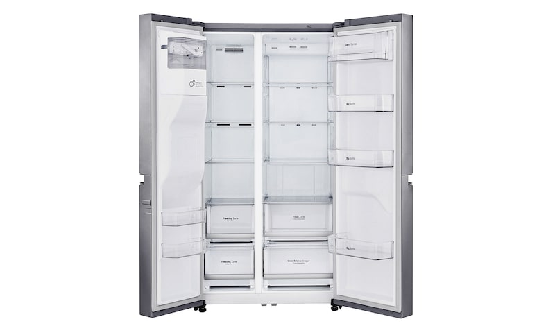 LG Réfrigérateur Américain | 601L | Compresseur Linéaire | Total No Frost | Smart Diagnosis | A+, LG GSL6621PS