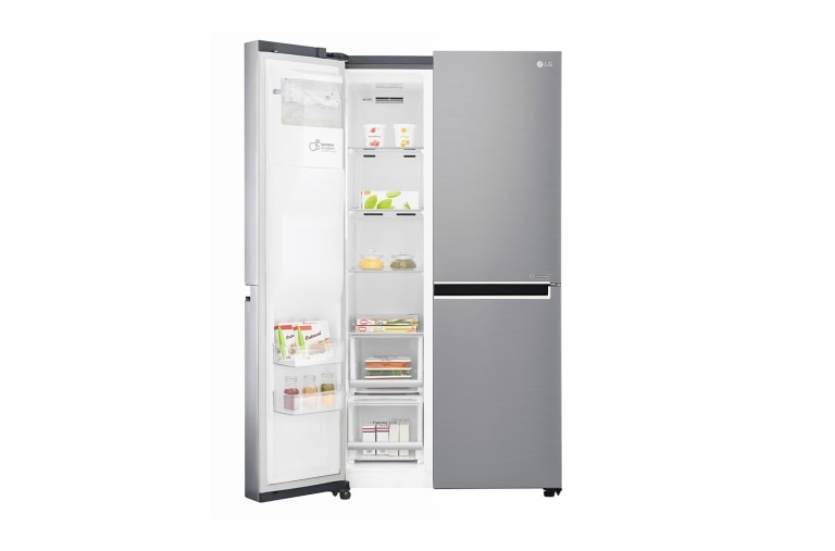 LG Réfrigérateur Américain | 601L | Compresseur Linéaire | Total No Frost | Smart Diagnosis | A+, LG GSL6621PS