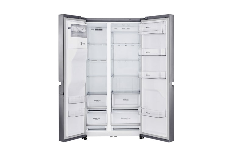 LG Réfrigérateur Américain | 601L | Compresseur Linéaire | Total No Frost | Smart Diagnosis | A+, LG GSL6621PS