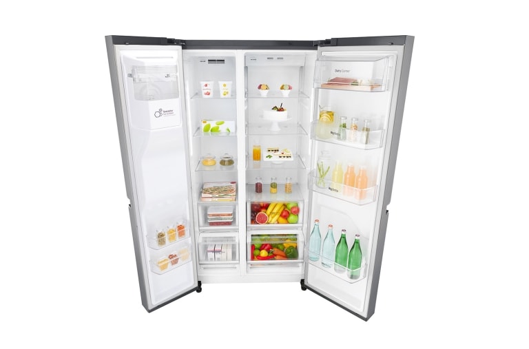 LG Réfrigérateur Américain | 601L | Compresseur Linéaire | Total No Frost | Smart Diagnosis | A+, LG GSL6621PS