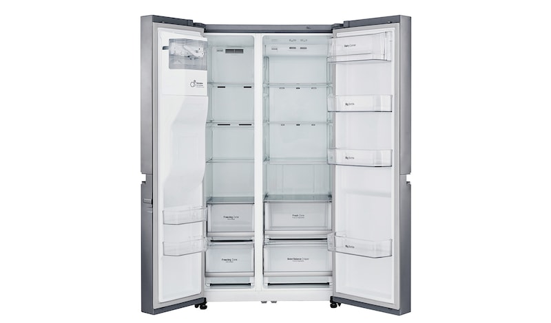 LG Réfrigérateur Américain | 601L | Compresseur Linéaire | Total No Frost | Smart Diagnosis | A++, LG GSL6626PS