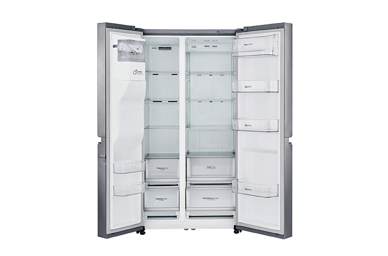 LG Réfrigérateur Américain | 601L | Compresseur Linéaire | Total No Frost | Smart Diagnosis | A++, LG GSL6626PS