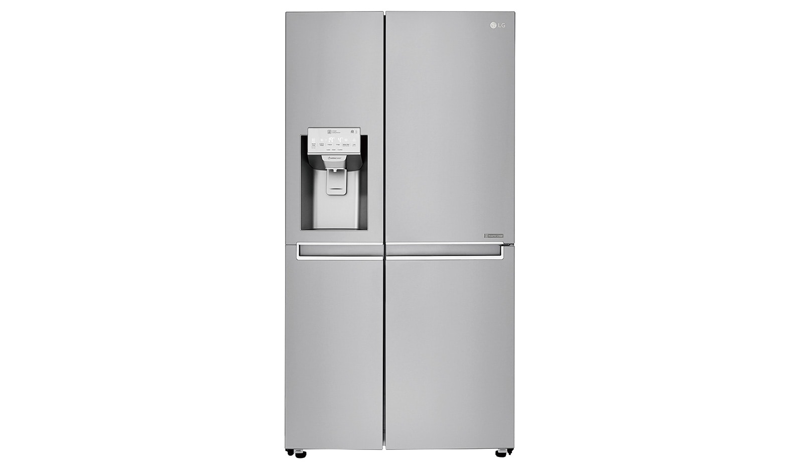 Vue avant de Réfrigérateur Américain | 601L | Compresseur linéaire | Total No Frost | Smart Diagnosis | Moist Balance Crisper | A+ LG GSL6671SC