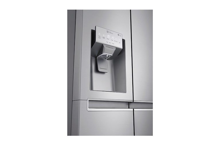 LG Réfrigérateur Américain | 601L | Compresseur linéaire | Total No Frost | Smart Diagnosis | Moist Balance Crisper | A+, LG GSL6671SC