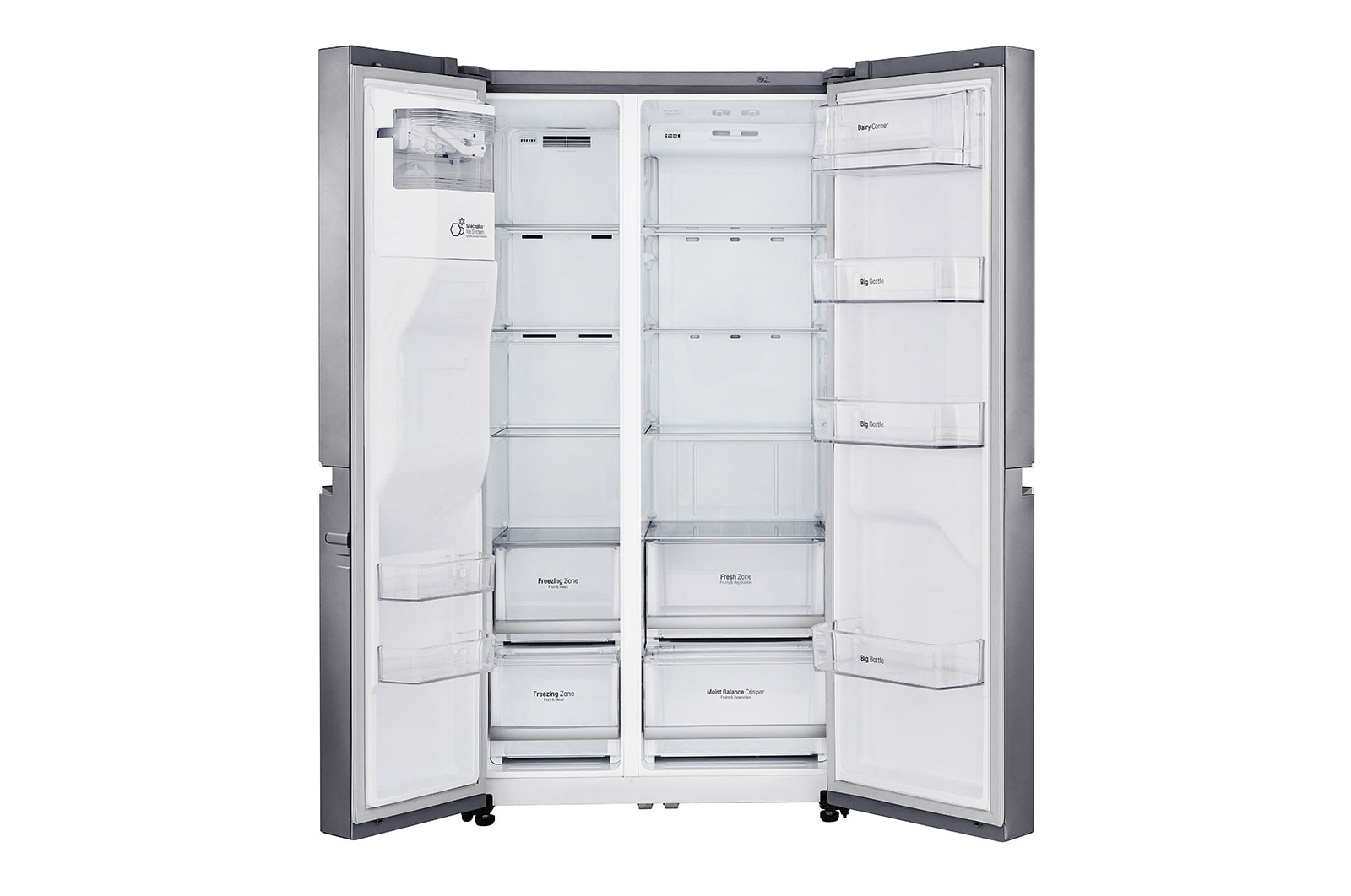 LG Réfrigérateur Américain | 625L | Compresseur Linéaire | Total No Frost | F, LG GSL6681PS