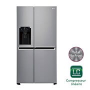 Vue avant de Réfrigérateur Américain | 625L | Compresseur Linéaire | Total No Frost | Connécté Wi-Fi | F LG GSL7601PS