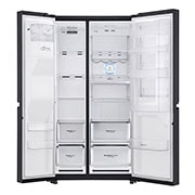 LG Réfrigérateur Américain | Door-in-Door | 601L | Compresseur Linéaire | Total No Frost | Connécté Wi-Fi | F, LG GSS6676MC