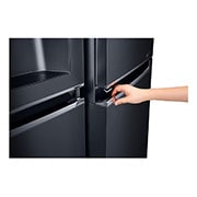 LG Réfrigérateur Américain | Door-in-Door | 601L | Compresseur Linéaire | Total No Frost | Connécté Wi-Fi | F, LG GSS6676MC