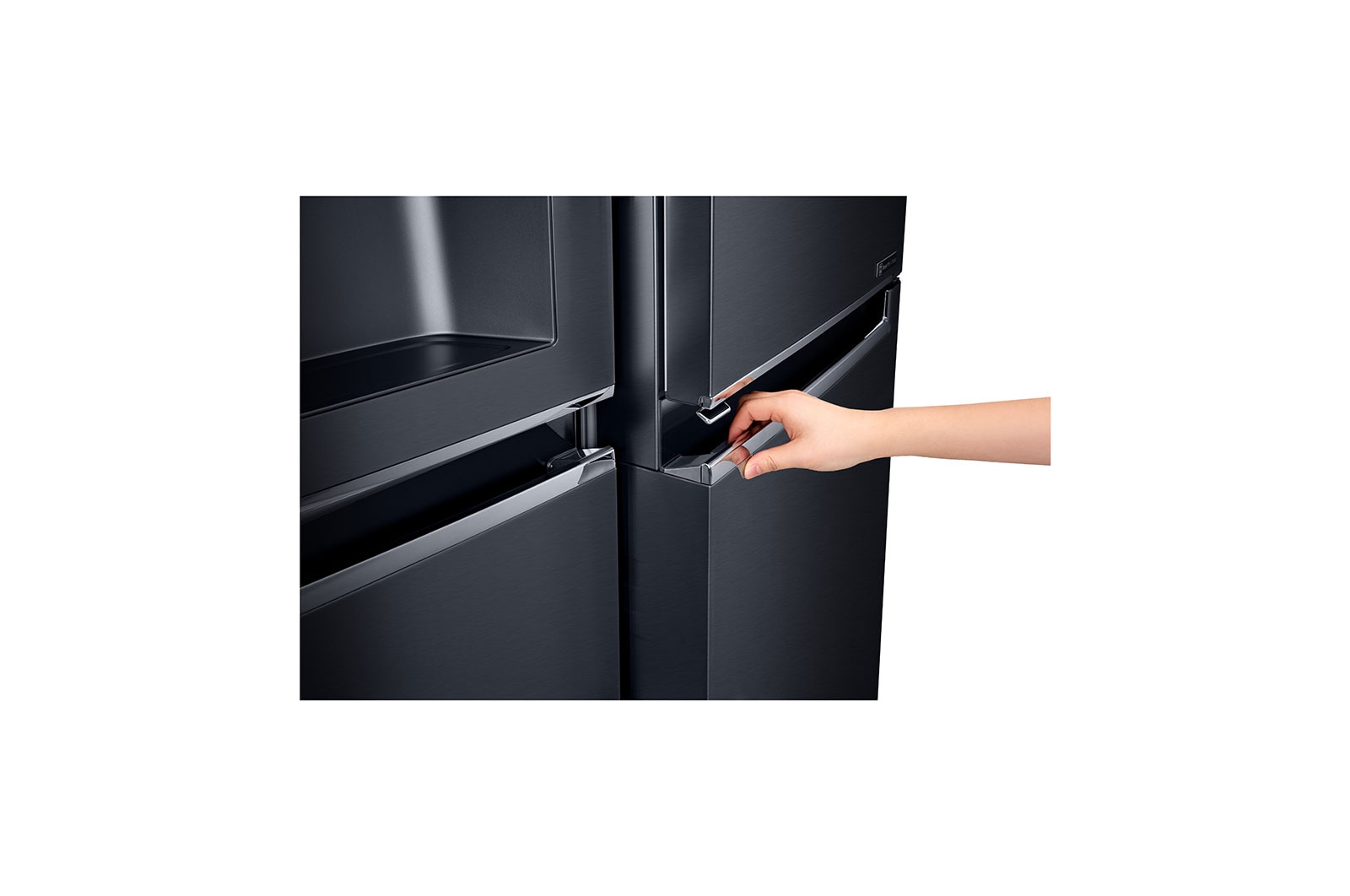 LG Réfrigérateur Américain | Door-in-Door | 601L | Compresseur Linéaire | Total No Frost | Connécté Wi-Fi | F, LG GSS6676MC