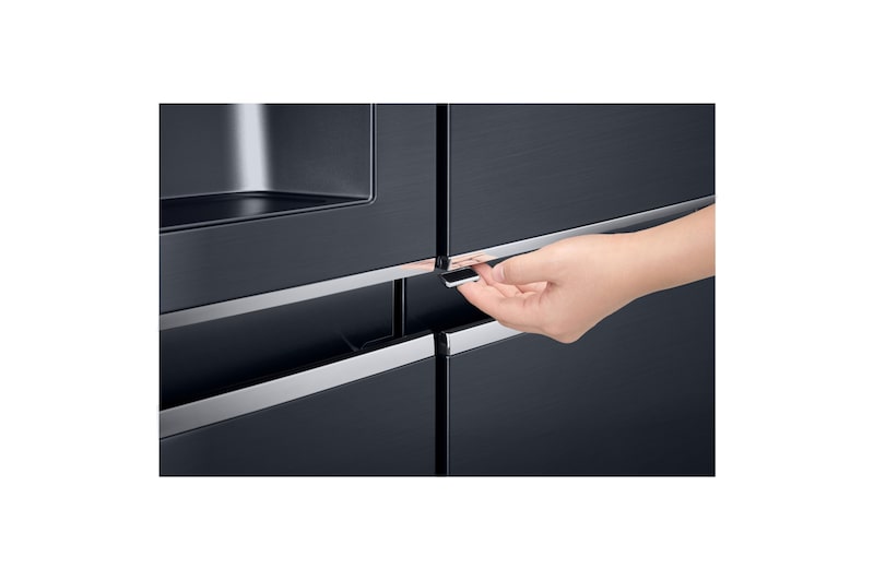 LG Réfrigérateur Américain | Door-in-Door | 601L | Compresseur Linéaire | Total No Frost | Connécté Wi-Fi | A++, LG GSS6676MT