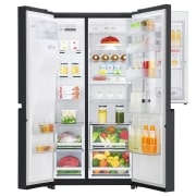 LG Réfrigérateur Américain | Door-in-Door | 601L | Compresseur Linéaire | Total No Frost | Connécté Wi-Fi | A++, LG GSS6676MT