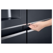 LG Réfrigérateur Américain | Door-in-Door | 601L | Compresseur Linéaire | Total No Frost | Connécté Wi-Fi | A++, LG GSS6676MT