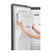 LG Réfrigérateur Américain | Door-in-Door | 601L | Compresseur Linéaire | Total No Frost | Connécté Wi-Fi | F, LG GSS6691PS