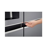 LG Réfrigérateur Américain | Door-in-Door | 601L | Compresseur Linéaire | Total No Frost | Connécté Wi-Fi | F, LG GSS6691PS