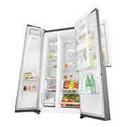 LG Réfrigérateur Américain | Door-in-Door | 601L | Compresseur Linéaire | Total No Frost | Connécté Wi-Fi | F, LG GSS6691PS