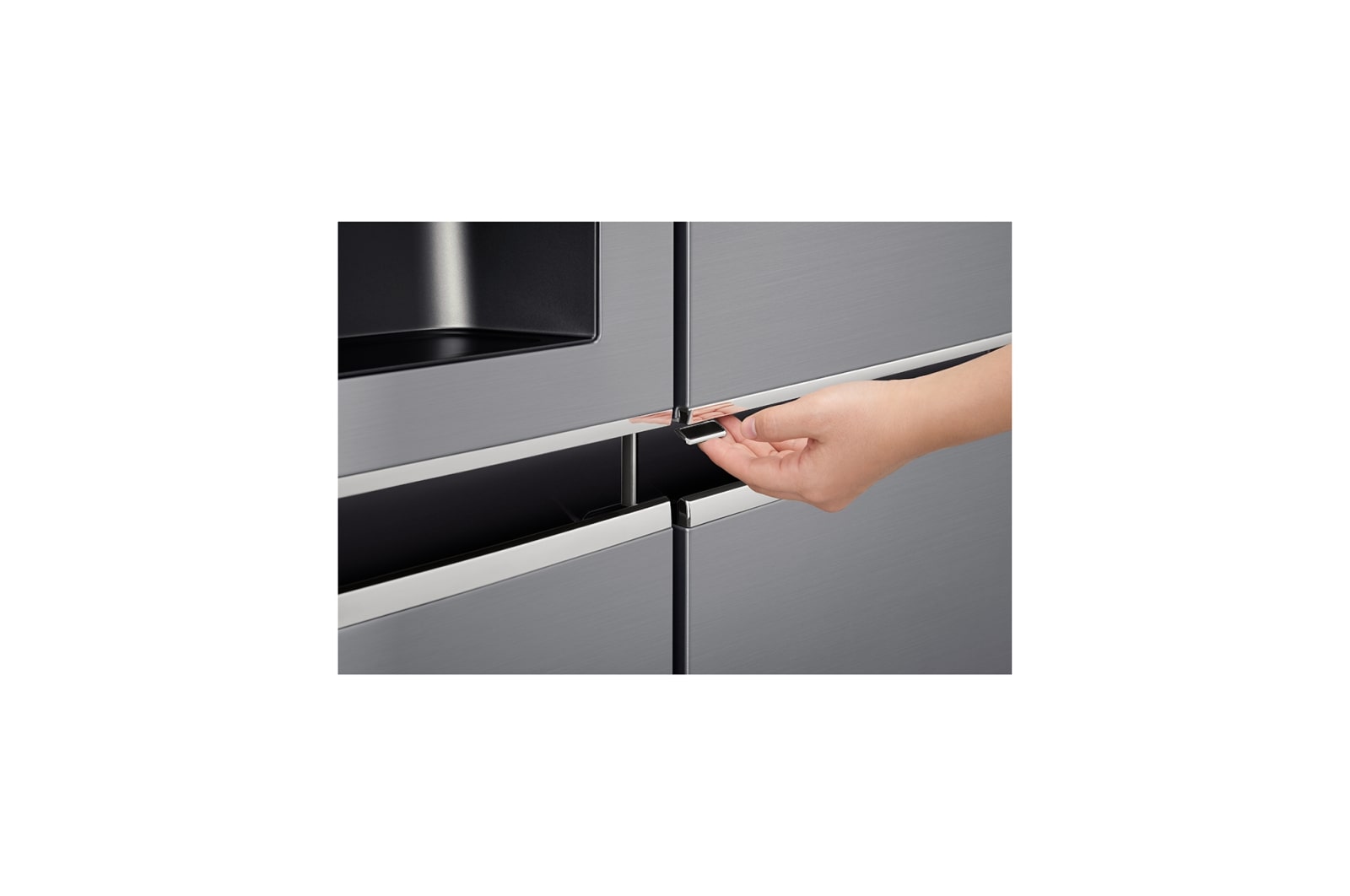 LG Réfrigérateur Américain | Door-in-Door | 601L | Compresseur Linéaire | Total No Frost | Connécté Wi-Fi | F, LG GSS6691PS