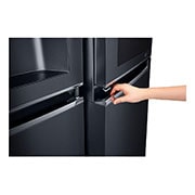 LG Réfrigérateur Américain | InstaView Door-in-Door | 625 L | Compresseur Linéaire | Total No Frost | F, LG GSX960MCAZ