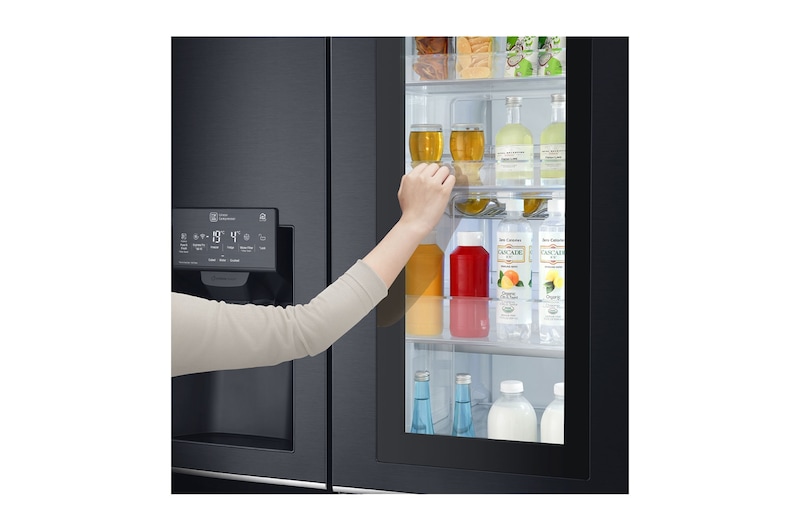 LG Réfrigérateur Américain | InstaView Door-in-Door | 625 L | Compresseur Linéaire | Total No Frost | F, LG GSX960MCAZ