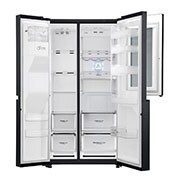 LG Réfrigérateur Américain | InstaView Door-in-Door ® | 601L | Compresseur Linéaire | Total No Frost | Wi-Fi | F, LG GSX960MTAZ