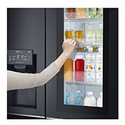 LG Réfrigérateur Américain | InstaView Door-in-Door ® | 601L | Compresseur Linéaire | Total No Frost | Wi-Fi | F, LG GSX960MTAZ