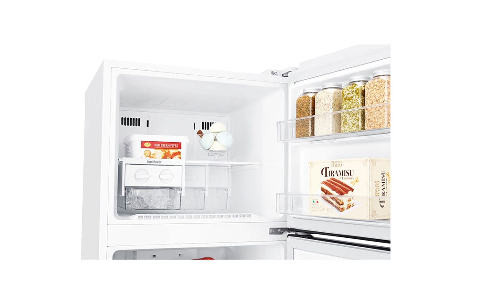 LG Réfrigérateur 2 portes | 254L | Total No Frost | Compresseur linéaire inverter | Door Cooling | F, LG GT5525WH