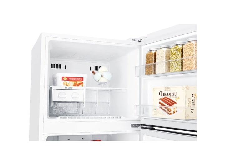 LG Réfrigérateur 2 portes | 254L | Total No Frost | Compresseur linéaire inverter | Door Cooling | F, LG GT5525WH