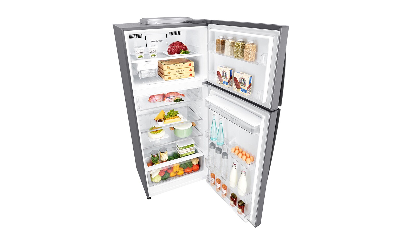 LG Réfrigérateur 2 portes | Total No Frost | Compresseur linéaire inverter | Door Cooling | WIFI | A++, LG GTF7851PS