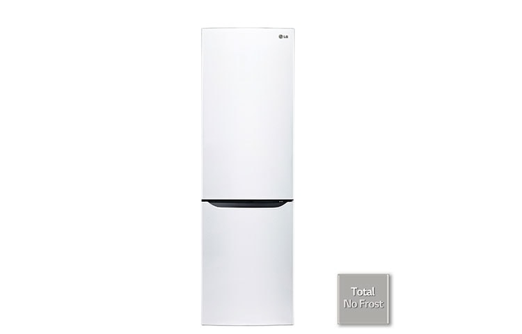 Vue avant de Réfrigérateur Combiné | 318L | No Frost | Eclairage LED LG GC5000WH