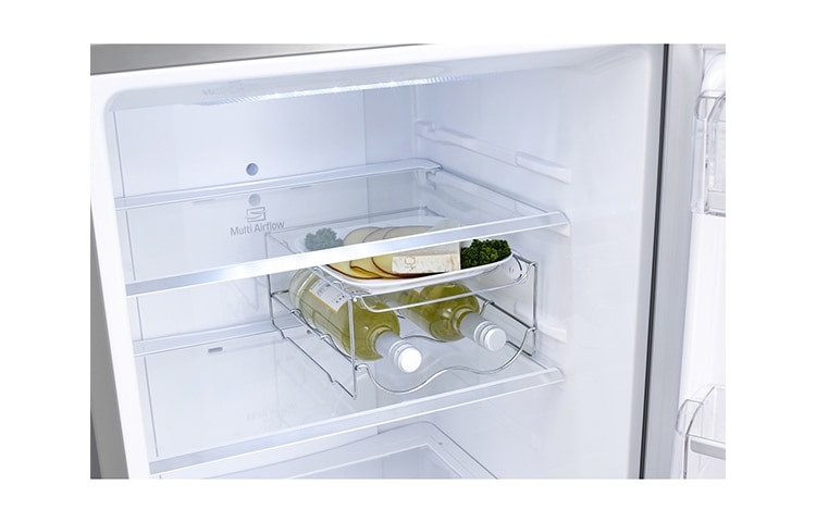 LG Réfrigérateur Combiné | 314L | No Frost | Distributeur d'eau | Ecran tactile | Eclairage LED | Inox pro, LG GCF5622SC