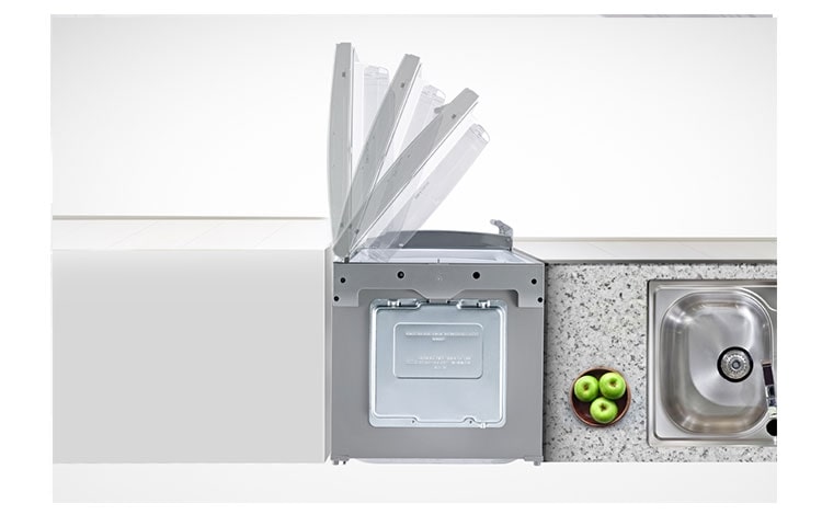 LG Réfrigérateur Combiné | 338L | No Frost | Distributeur d'eau | Écran tactile | Magic crisper | Eclairage LED , LG GCF5728SC