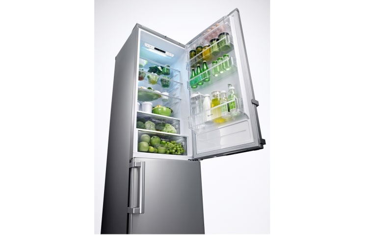 LG Réfrigérateur Combiné | 338L | No Frost | Distributeur d'eau | Écran tactile | Magic crisper | Eclairage LED , LG GCF5728SC
