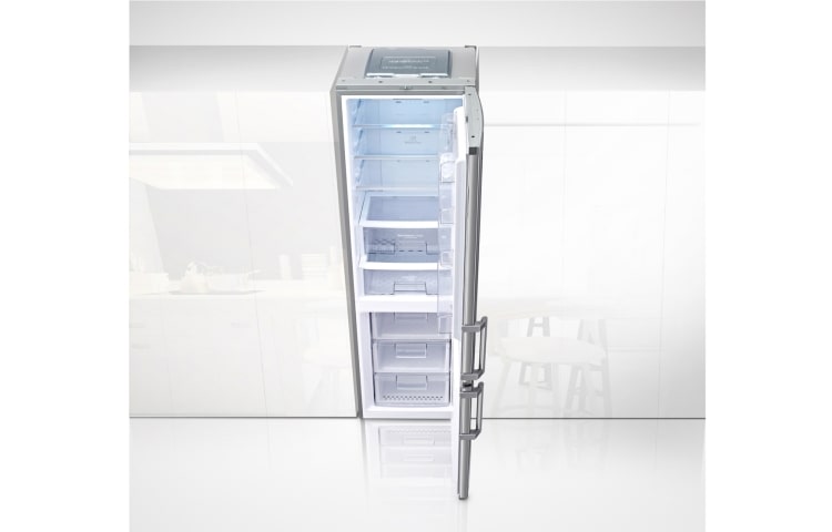 LG Réfrigérateur Combiné | 338L | No Frost | Distributeur d'eau | Écran tactile | Magic crisper | Eclairage LED , LG GCF5728SC