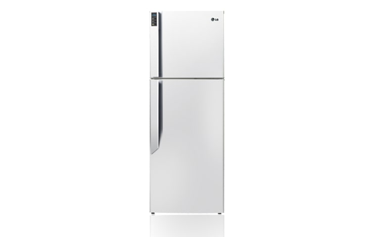Vue avant de Réfrigérateur 2 portes Blanc Laqué LG GRD-6000WH