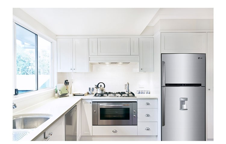 LG Réfrigérateur 2 portes | 511L | Distributeur d’eau | Smart Compresseur Inverter | No Frost | Eclairage LED | Twist Ice | Classe A++ , LG GRF-7838PS