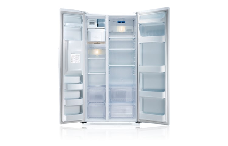 LG Réfrigérateur Américain Blanc laqué, LG GW-L207FQA