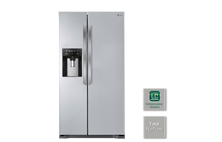 LG Réfrigérateur Américain | 508L | EAU'TONOME | Compresseur Linéaire Inverter | No Frost | A+ , LG GWL2723NS