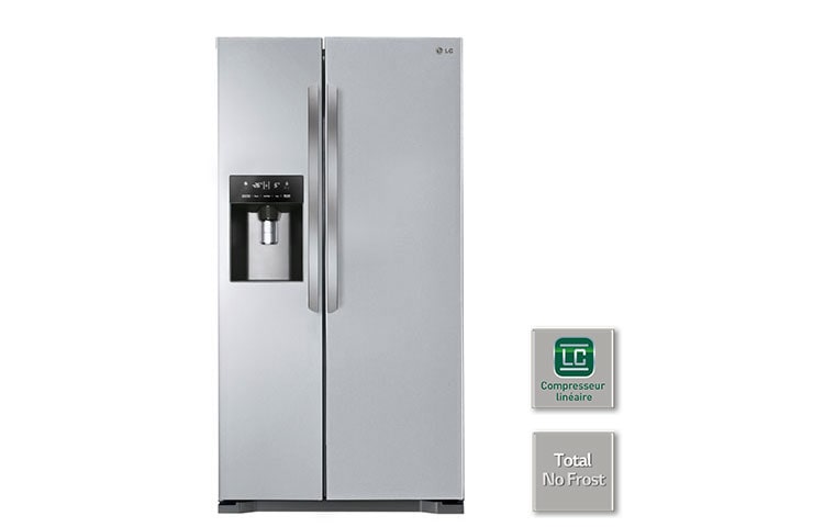 Vue avant de Réfrigérateur Américain | 508L | Eau'tonome | Compresseur Linéaire Inverter | No Frost | Classe A+ LG GWL2733PS