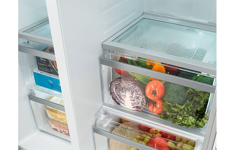 LG Réfrigérateur Américain | 508L | Eau'tonome | Compresseur Linéaire Inverter | No Frost | Classe A+, LG GWL2733PS