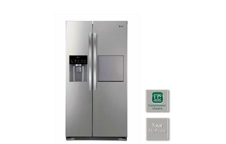 LG Réfrigérateur Américain | 507L | Compresseur Linéaire Inverter | No Frost | A+ , LG GWP2720NS